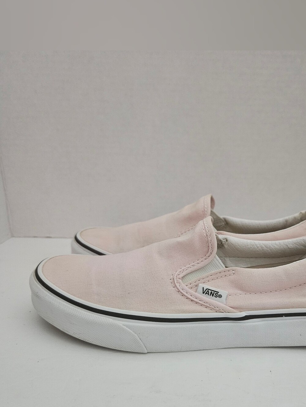 Vans Classic Slip-On Light Pink Canvas Sneakers 7.5W / 6M